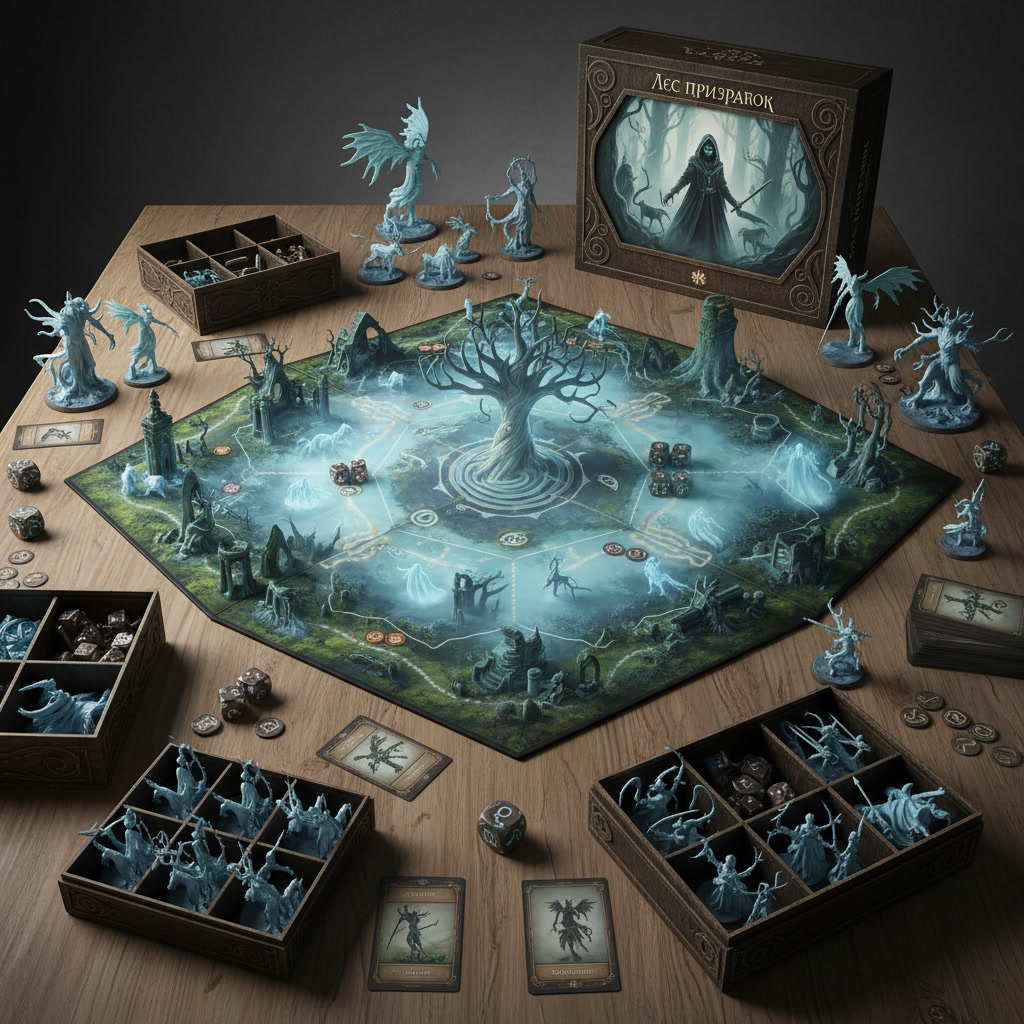 Авторская настольная игра 'Лес призраков'