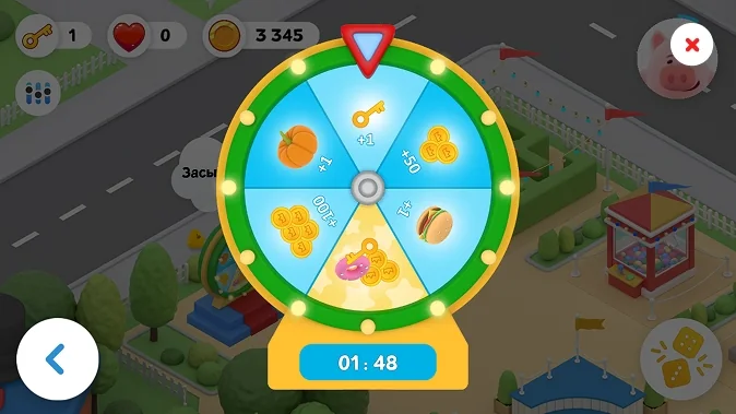 Колесо наград Piggy Farm 2